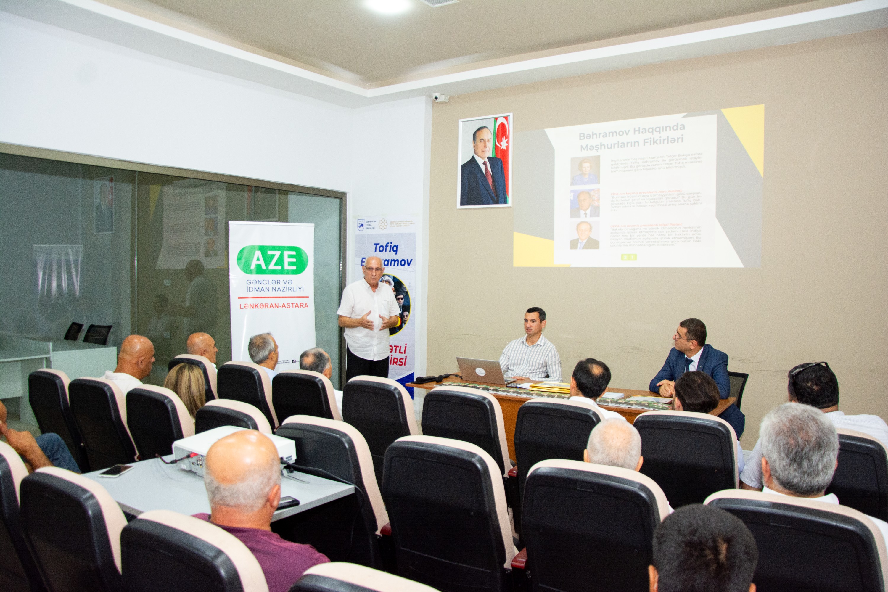 “Tofiq Bəhramov – 100: Ədalətli Oyun İrsi” layihəsinin seminarlarına Lənkəranda start verilib.