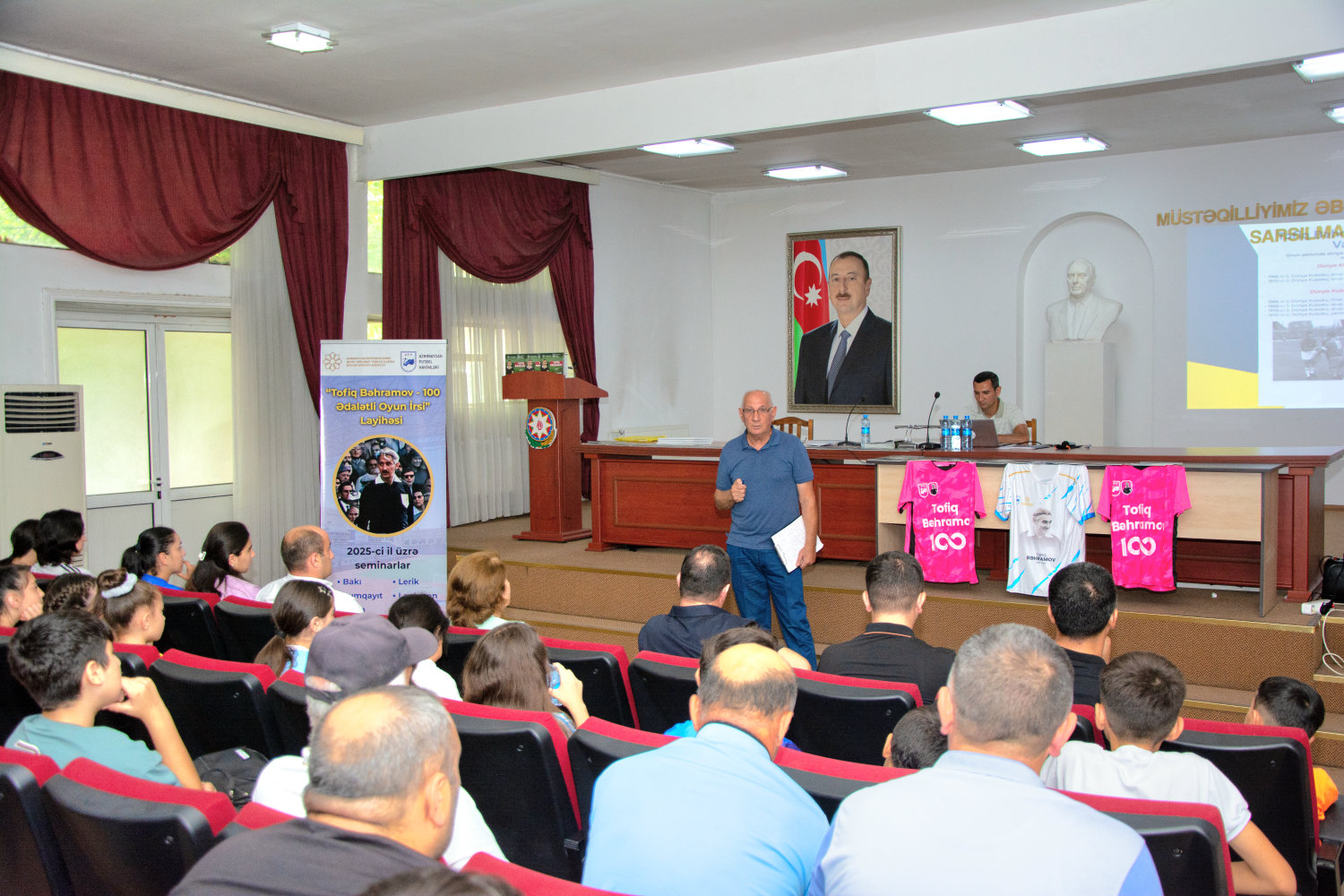 Şəkidə futbol ictimaiyyətini bir araya gətirən “Tofiq Bəhramov – 100”  layihəsinin seminarı baş tutub.