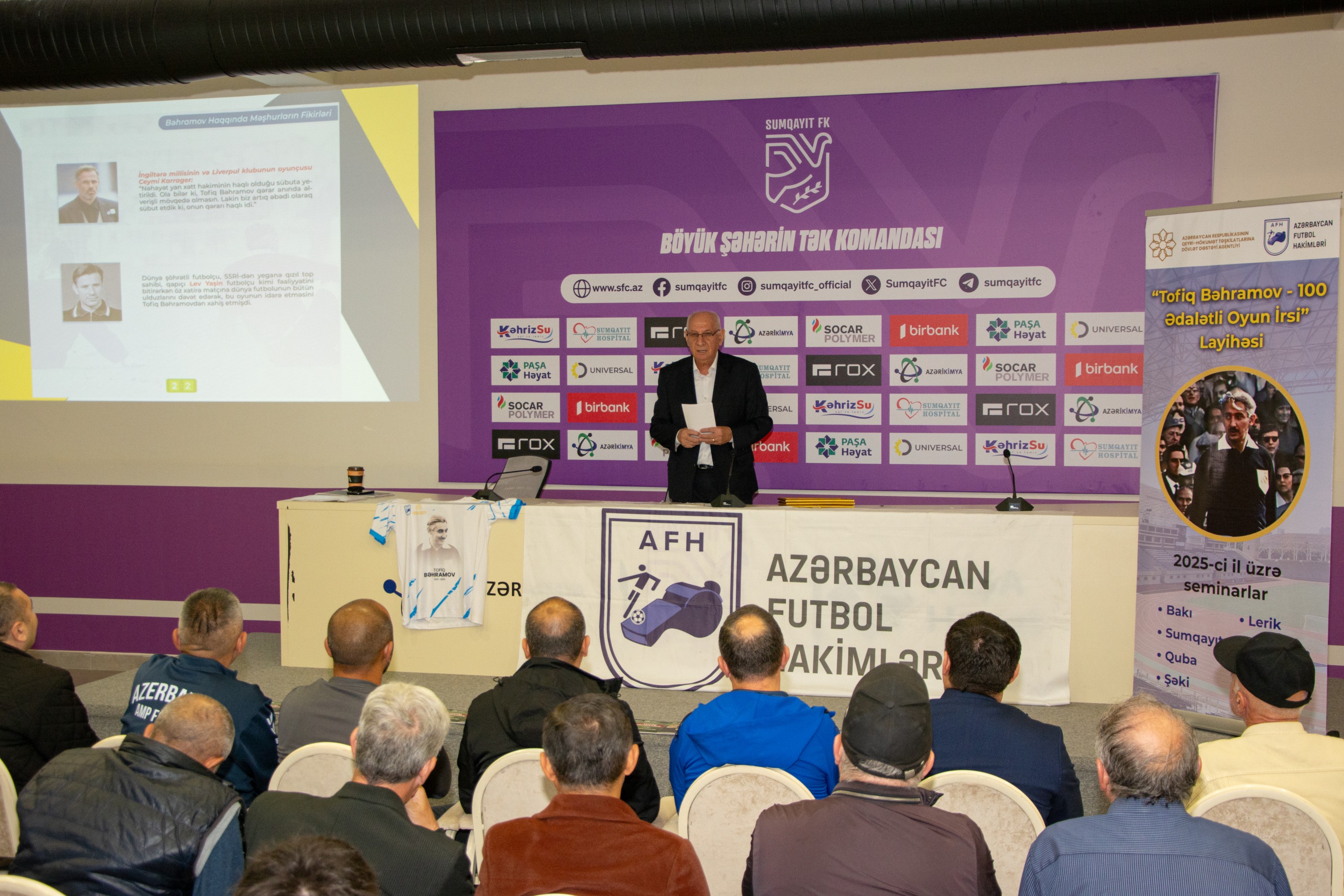 “Tofiq Bəhramov – 100: Ədalətli Oyun İrsi” layihəsi uğurla başa çatıb.